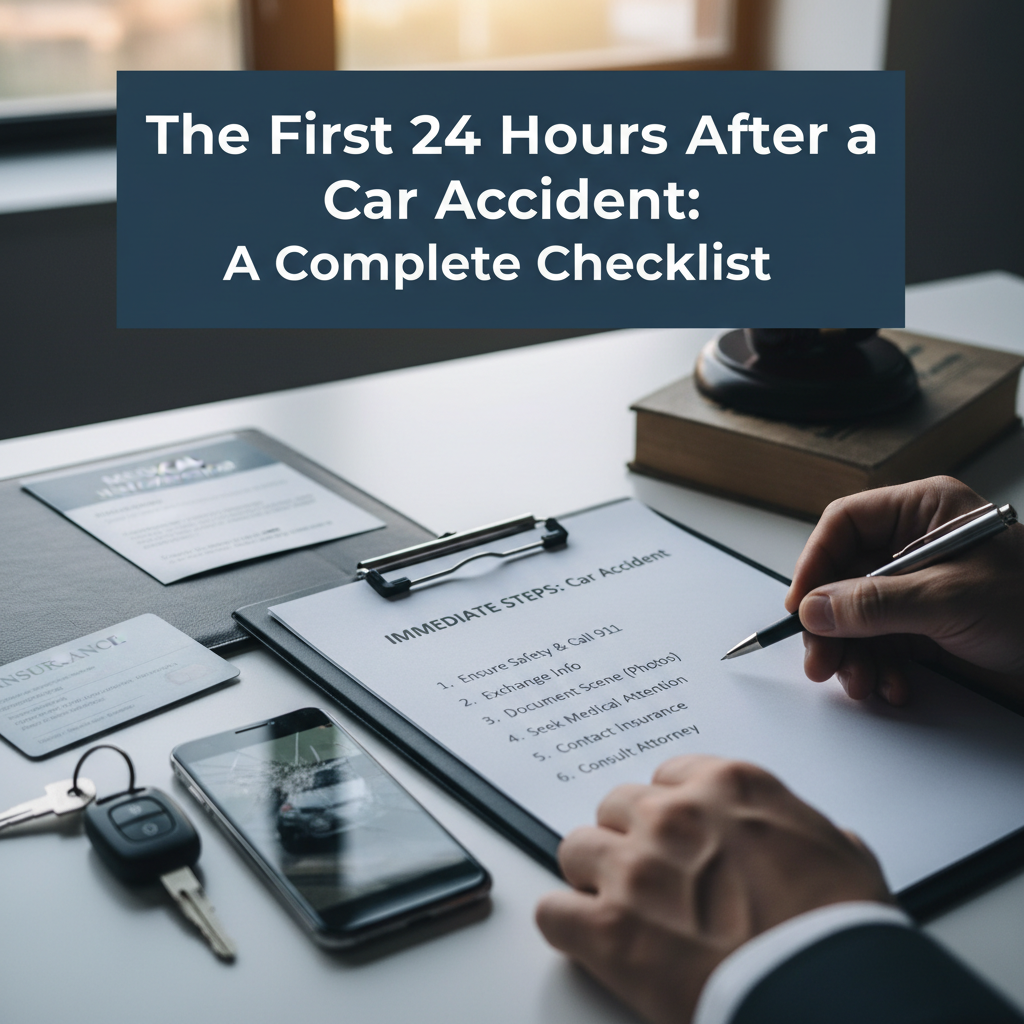 The First 24 Hours After a Car Accident: A Complete Checklist