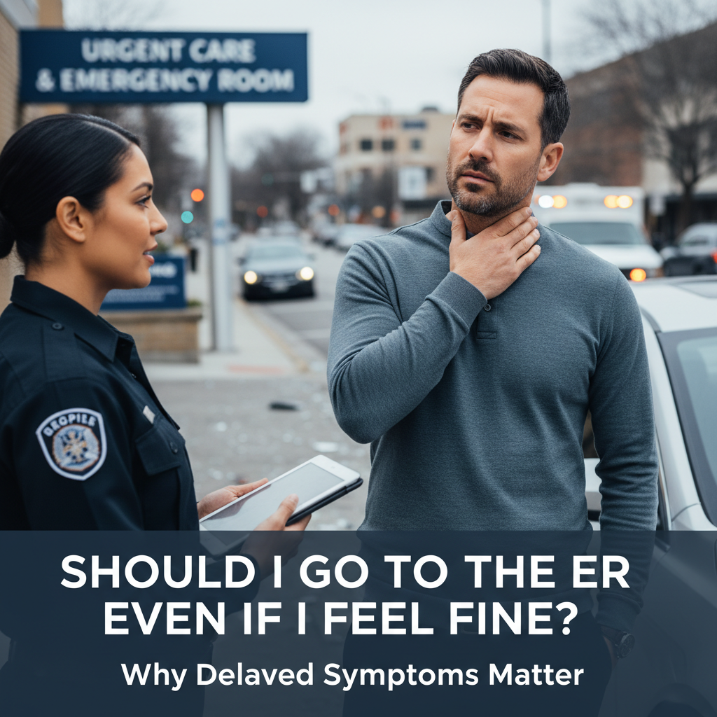 Should I Go to the ER Even If I Feel Fine? Why Delayed Symptoms Matter