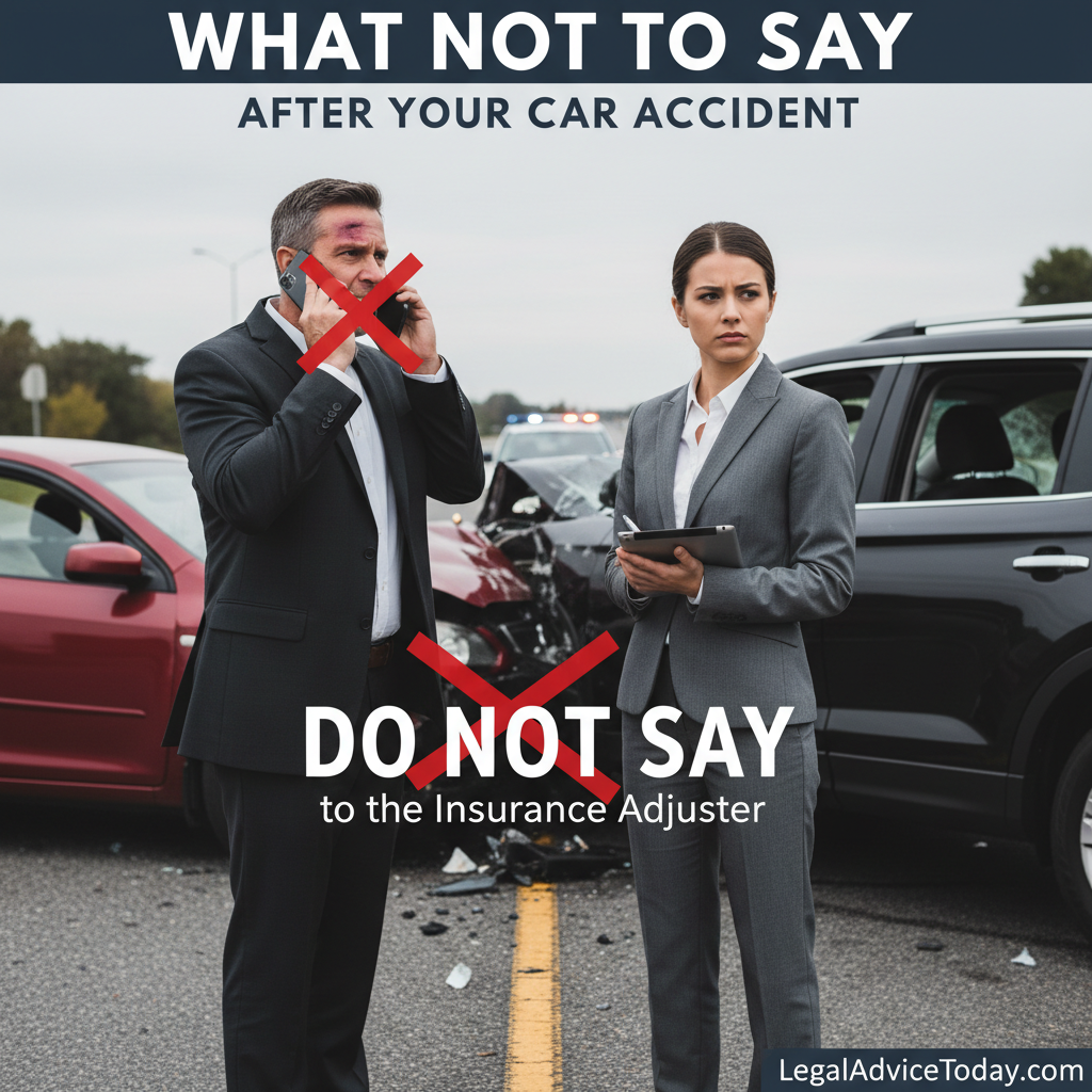What NOT to Say to the Insurance Adjuster After Your Accident